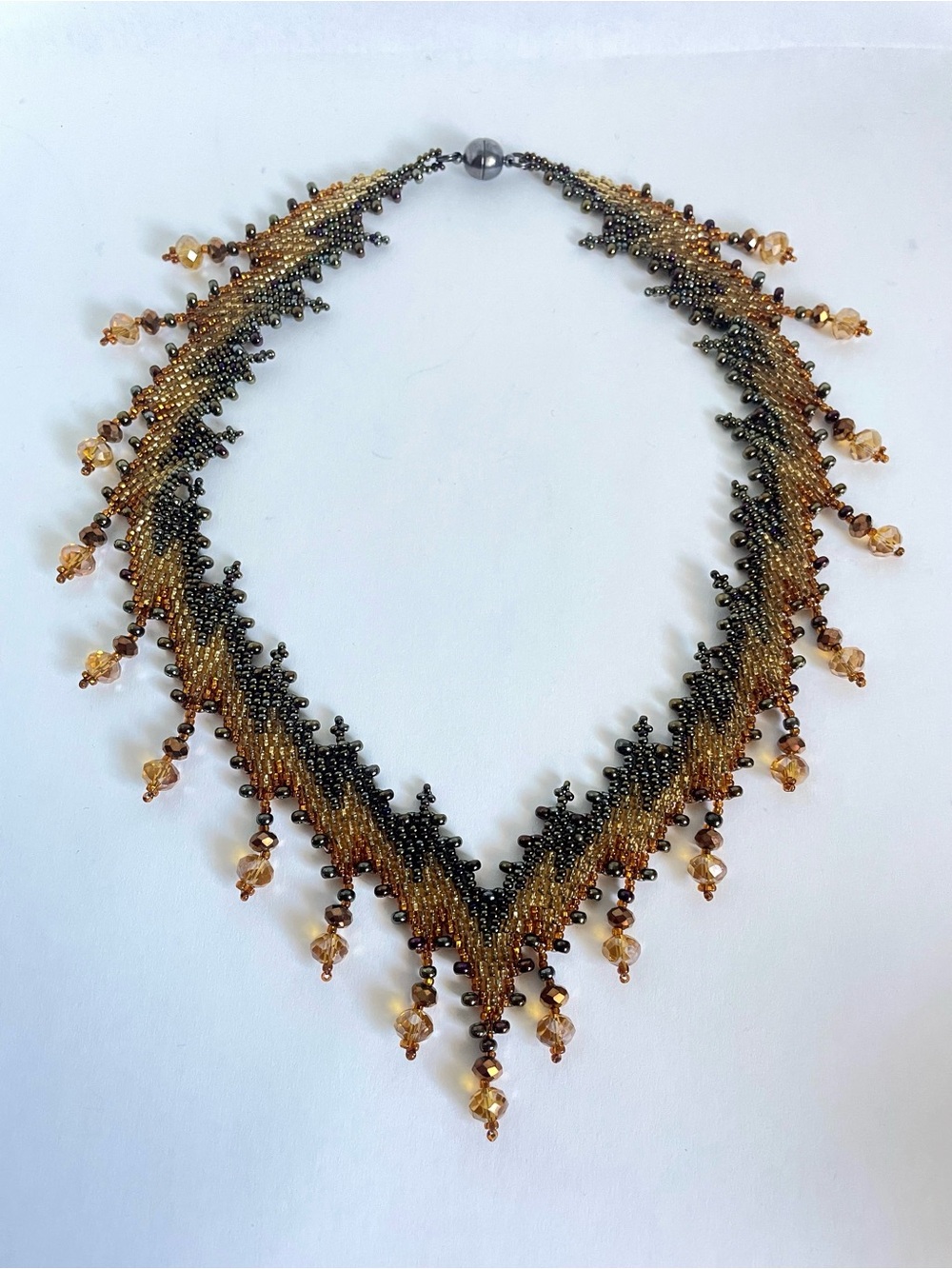 Hand made beaded necklace